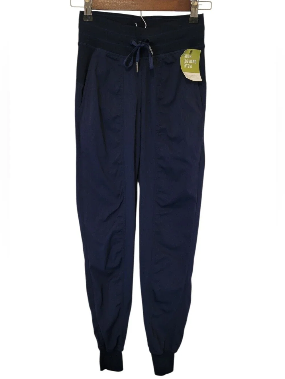 Lululemon Dance Studio Jogger Navy Blue Size 0 NWOT High Rise Stretch Athletic P